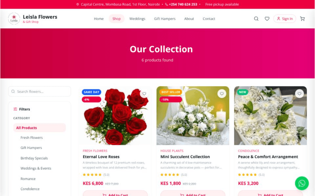 Leisla Flowers & Gift Shop